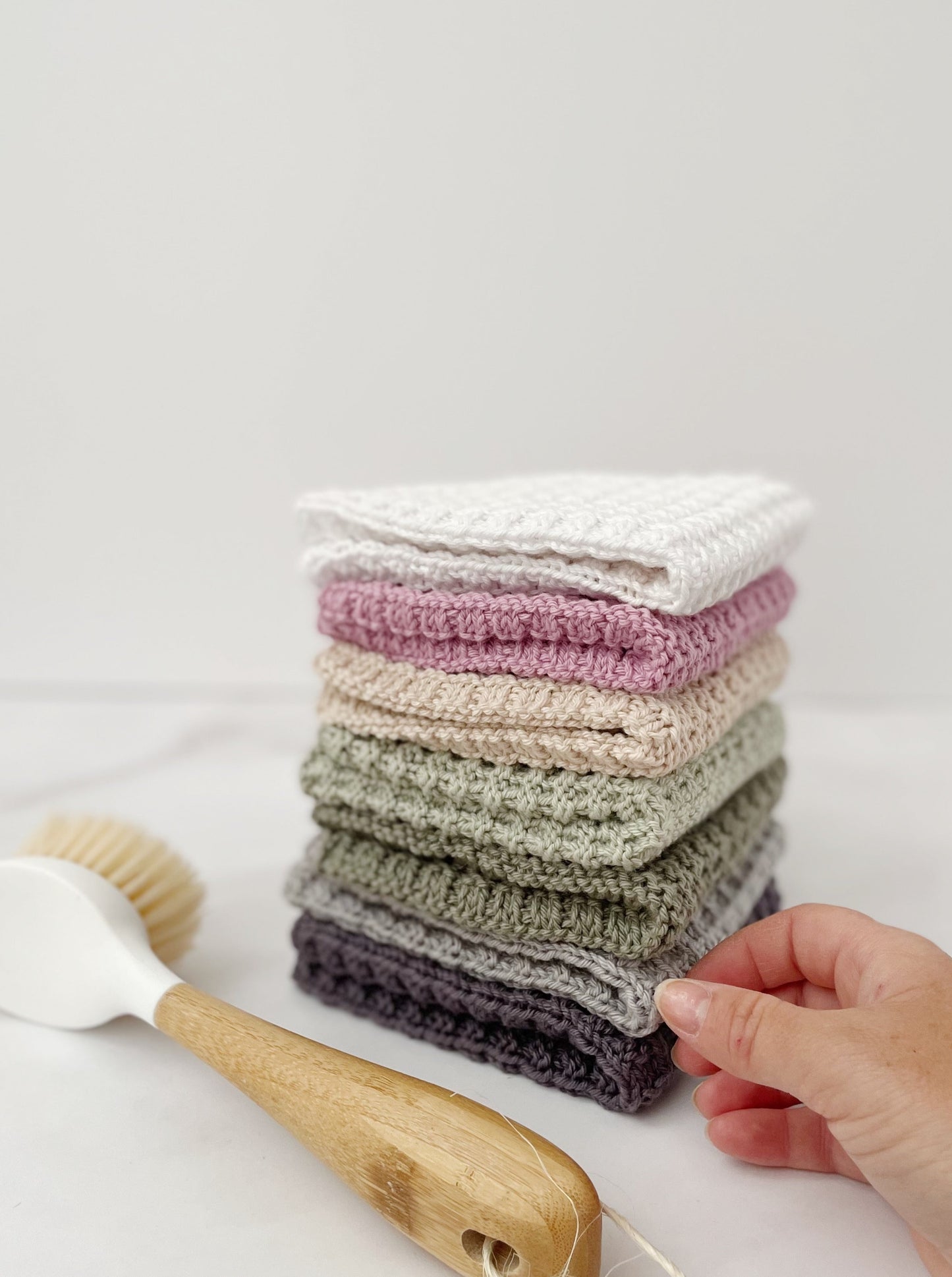 Hand Knitted Cotton Hand Cloth - Amenities & Co.