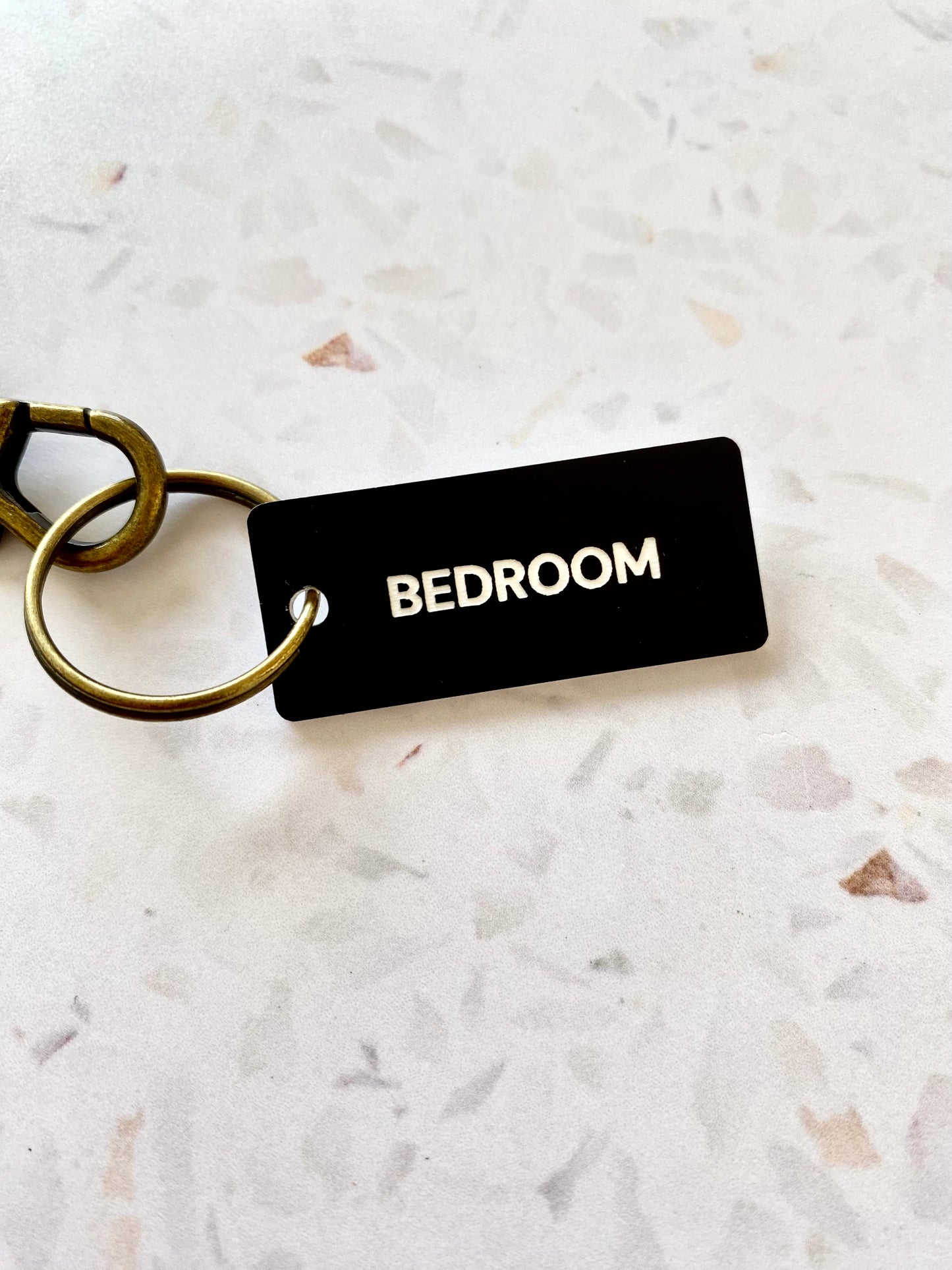 Perspex Key Tag | Black